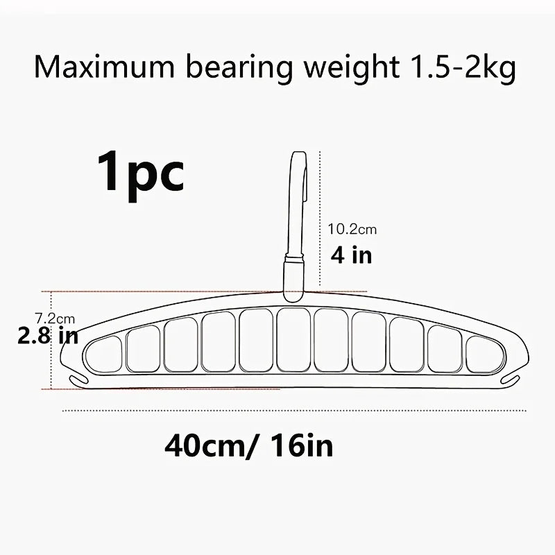 5 in 1 Folding Multi-Hole Clothes Hanger Non-slip Storage Rack Space Saving Clothes Rack Organizers For Wardrobe Jeans Trousers Scarf