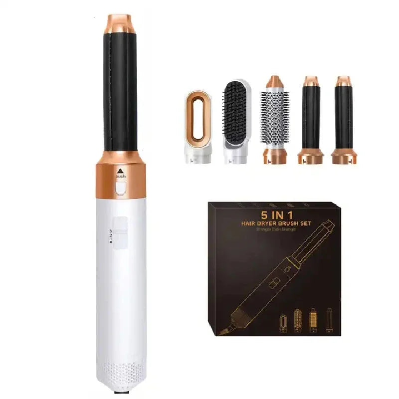New Hair Dryer Multi Hair Styler 5 in1 Curling Iron Hair Straightener With Hair Brush Hairdryer For Hair Dryer Hair Multi Styler