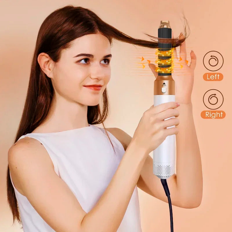New Hair Dryer Multi Hair Styler 5 in1 Curling Iron Hair Straightener With Hair Brush Hairdryer For Hair Dryer Hair Multi Styler